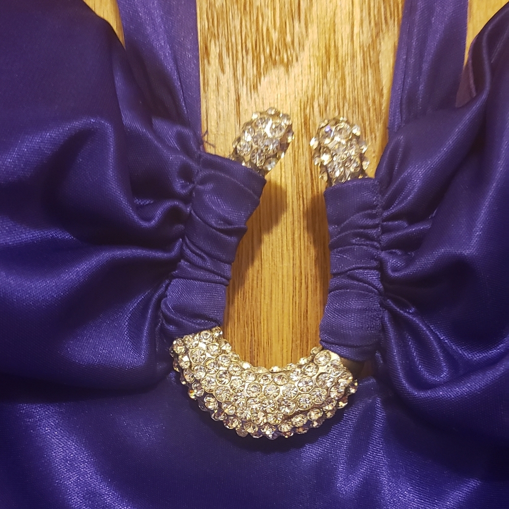 Deb prom dress purple xl
